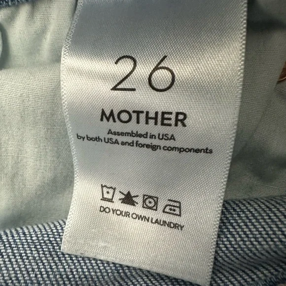 Mother denim The Desperado Heel in Work Hard Play Hard size 26 - Picture 6 of 6